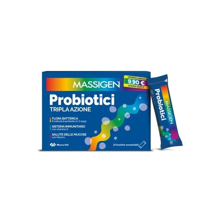 Massigen Probiotici 12 Stickpack Da 1 G Prezzo Pieno