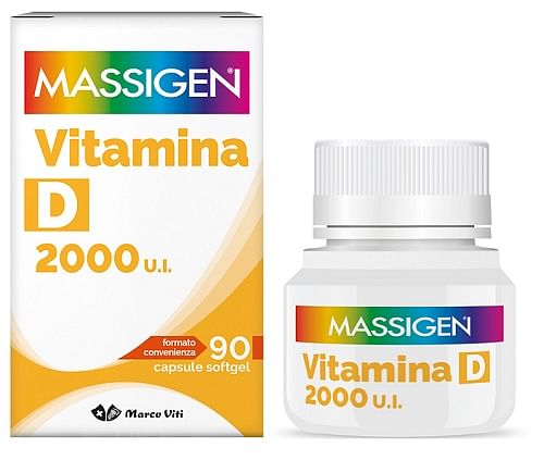 Massigen Vitamina D 2000 Ui 90 Capsule Softgel