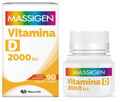 MASSIGEN VITAMINA D 2000 UI 90 CAPSULE SOFTGEL MASSIGEN VITAMINA D 2000 UI 90 CAPSULE SOFTGEL