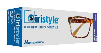 OCCHIALE DA LETTURA PREMONTATO IRISTYLE FANCY MAN DEMI +3 OCCHIALE DA LETTURA PREMONTATO IRISTYLE FANCY MAN DEMI +3