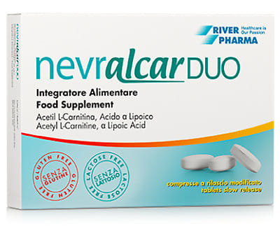 NEVRALCAR DUO 60 COMPRESSE DEGLUTIBILI A RILASCIO MODIFICATO SENZA GLUTINE SENZA LATTOSIO