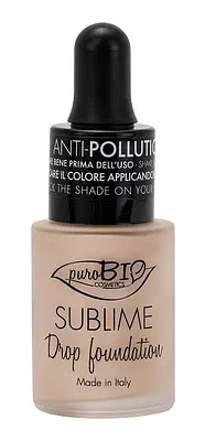 PUROBIO COSMETICS SUBLIME DROP FOUNDATION 1 Y 15 ML PUROBIO COSMETICS SUBLIME DROP FOUNDATION 1 Y 15 ML