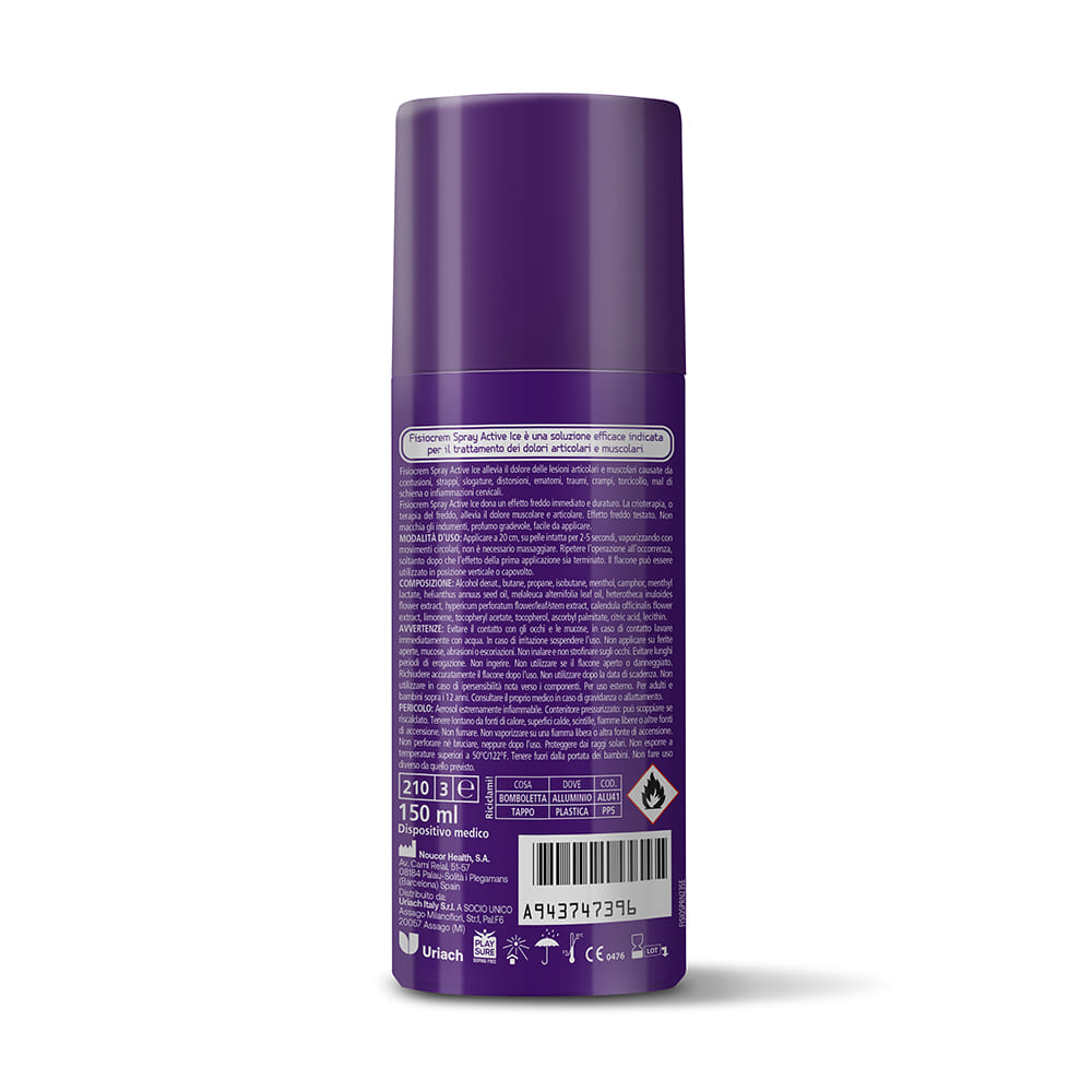 FISIOCREM SPRAY ACTIVE ICE 150 ML