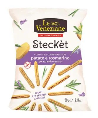 LE VENEZIANE STECKET PATATE ROSMARINO 60 G LE VENEZIANE STECKET PATATE ROSMARINO 60 G