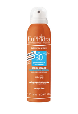 EUPHIDRA UV SYSTEM SPRAY 30 BAMBINI 150 ML + DOCCIA SHAMPOO 2 IN 1 100 ML
