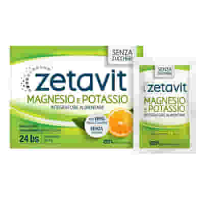 ZETAVIT MAGNESIO POTASSIO SENZA ZUCCHERO 24 BUSTINE DA 6 G