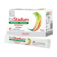 ITALSTADIUM MAGNESIO POTASSIO RESVERATOLO VITAMINA C ARANCIA ROSSA 24 STICK