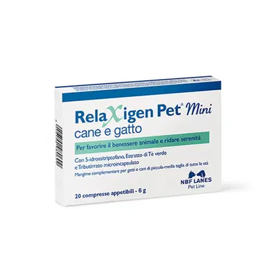 RELAXIGEN PET MINI BLISTER 20 COMPRESSE RELAXIGEN PET MINI BLISTER 20 COMPRESSE