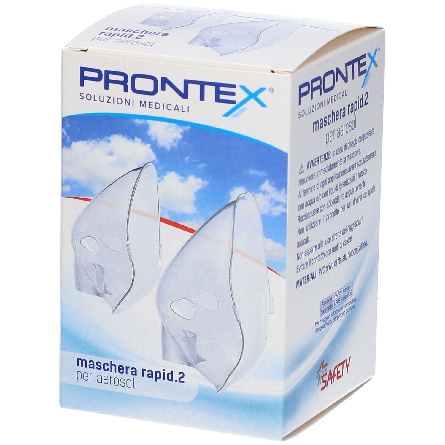 Maschera Per Adulti Per Aerosol Prontex Rapid 2