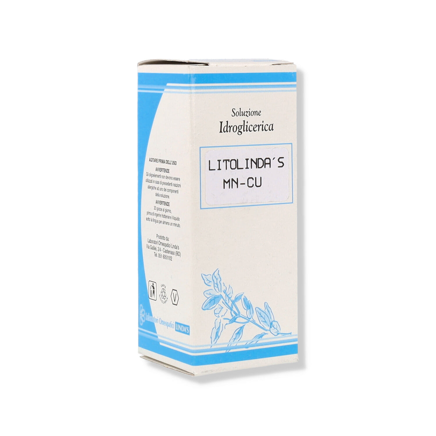 MANGANESE/RAME LITOLINDAS GOCCE 50 ML