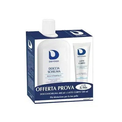 DERMON BIPACCO BAGNODOCCIA VIT E 400 ML + LATTE CORPO 100 ML DERMON BIPACCO BAGNODOCCIA VIT E 400 ML + LATTE CORPO 100 ML