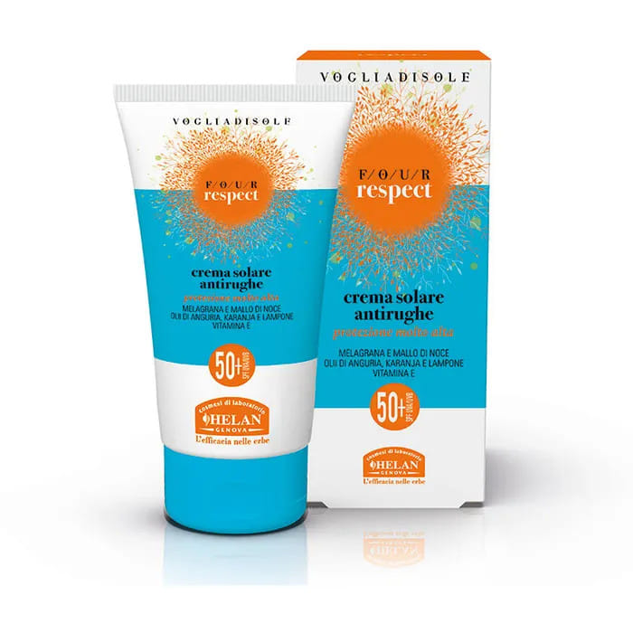 VOGLIADISOLE FOUR RESPECT CREMA SOLARE ANTIRUGHE SPF50+ 50 ML