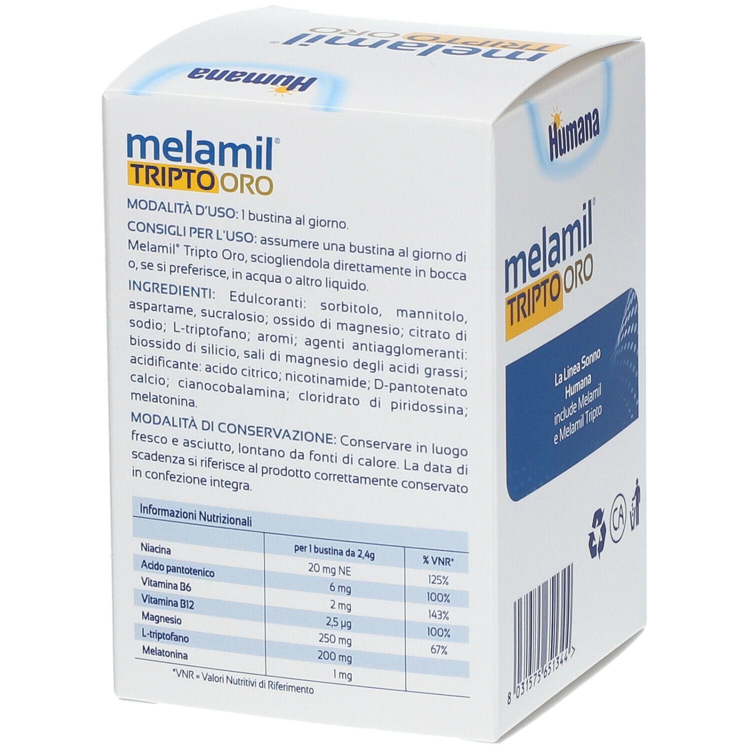 MELAMIL TRIPTO ORO 24 BUSTINE