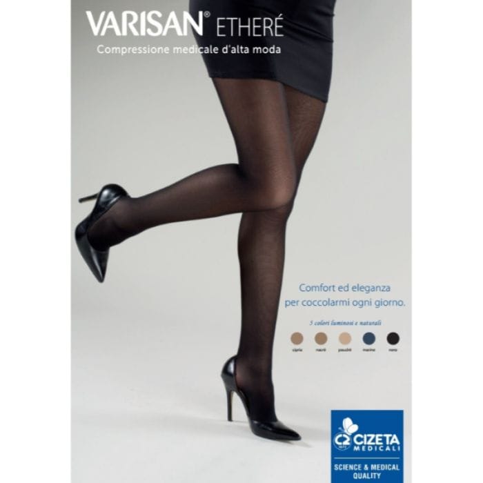 Varisan Ethere 10 15 Mmhg Collant At Pc Corto Poudre 2