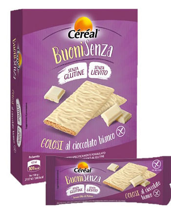 Cereal Buoni Senza Goloso Cioccolato Bianco 120 G