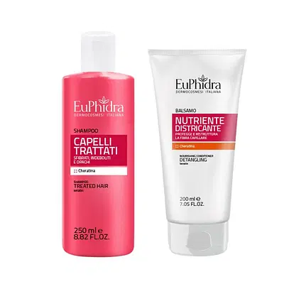 EUPHIDRA SHAMPOO CAPELLI TRATTATI 250 ML + BALSAMO NUTRIENTE 200 ML EUPHIDRA SHAMPOO CAPELLI TRATTATI 250 ML + BALSAMO NUTRIENTE 200 ML