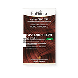 EUPHIDRA COLORPRO GEL COLORANTE CAPELLI XD 566 CASTANO CHIARO ROSSO 50 ML + ATTIVANTE + BALSAMO + GUANTI