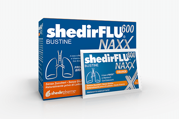 Shedirflu 600 Naxx Arancia Senza Zuccheri 20 Bustine