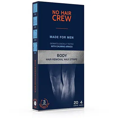 HAIR CREW BODY WAX 20 STRIPS HAIR CREW BODY WAX 20 STRIPS