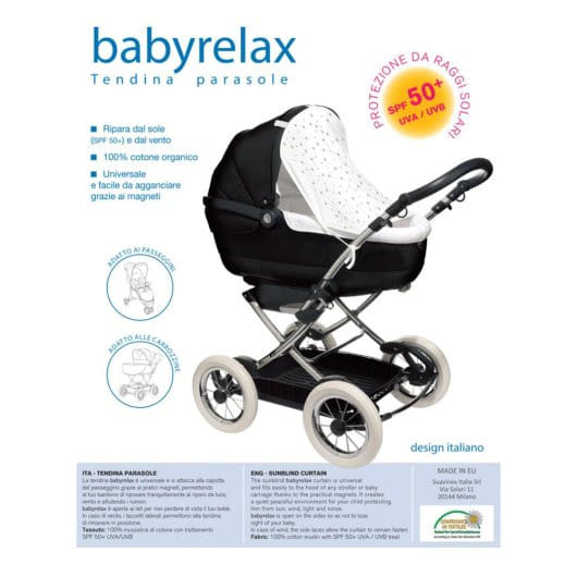 SUAVINEX BABYRELAX TENDINA PARASOLE PER PASSEGGINO DESERT SAND