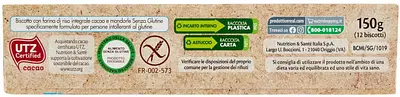 CEREAL SENZA GLUTINE INTEGRALE BISCOTTI CACAO E MANDORLE 150 G CEREAL SENZA GLUTINE INTEGRALE BISCOTTI CACAO E MANDORLE 150 G