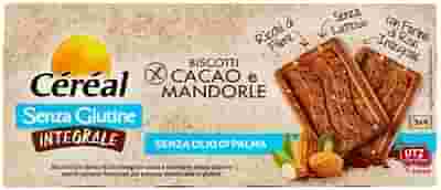 CEREAL SENZA GLUTINE INTEGRALE BISCOTTI CACAO E MANDORLE 150 G