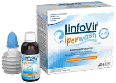 SOLUZIONE SALINA ISOTONICA LINFOVIR ISOWASH 8 FLACONI DA 60 ML