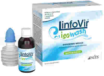 SOLUZIONE SALINA ISOTONICA LINFOVIR ISOWASH 8 FLACONI DA 60 ML