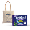 NOVANIGHT Tripla Azione Bustine con Melatonina per Dormire, Magnesio, Griffonia, 20 Bustine Orosolubili