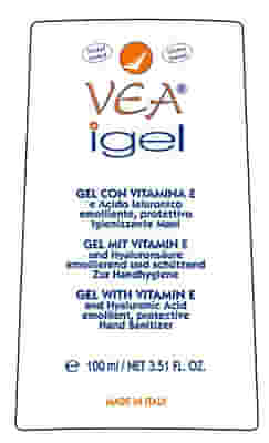 VEA IGEL GEL MANI IGIENIZZANTE VITAMINA E ACIDO IALURONICO 100 ML