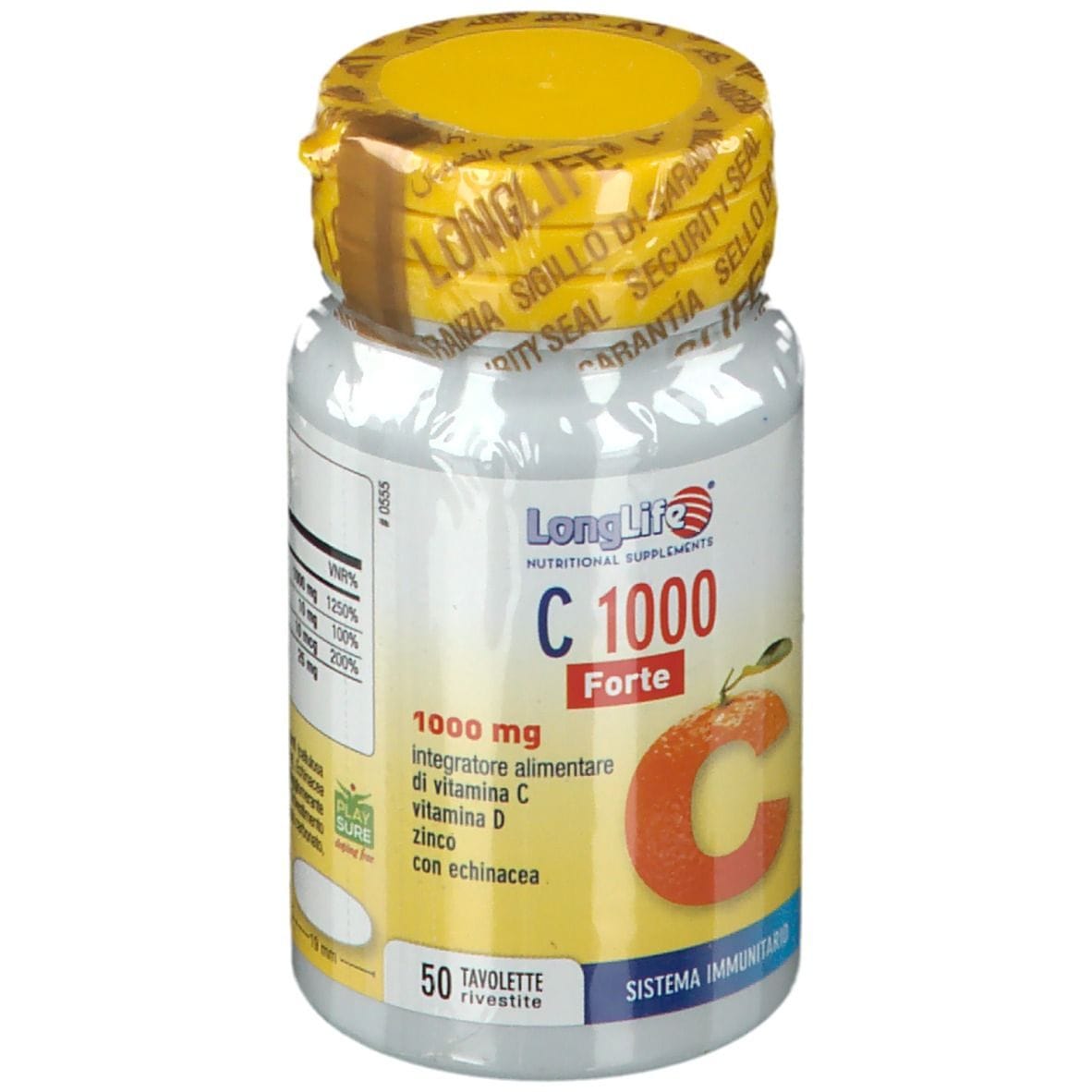 LONGLIFE C 1000 FORTE 50 TAVOLETTE RIVESTITE SENZA GLUTINE
