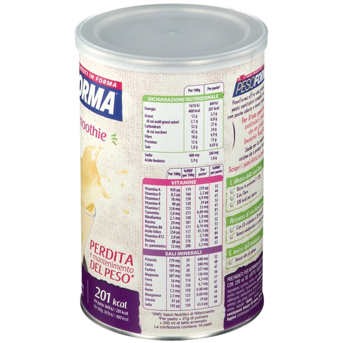 PESOFORMA VANIGLIA SMOOTHIE 436 G