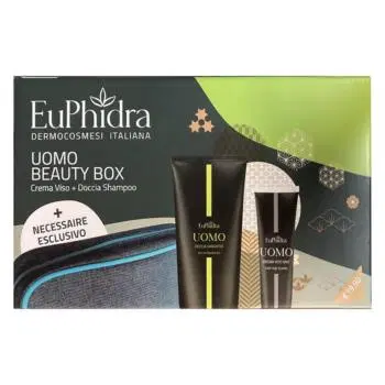EUPHIDRA UOMO BEAUTY BOX 1 DOCCIA SHAMPOO + 1 CREMA VISO MAT + 1 BEAUTY EUPHIDRA UOMO BEAUTY BOX 1 DOCCIA SHAMPOO + 1 CREMA VISO MAT + 1 BEAUTY
