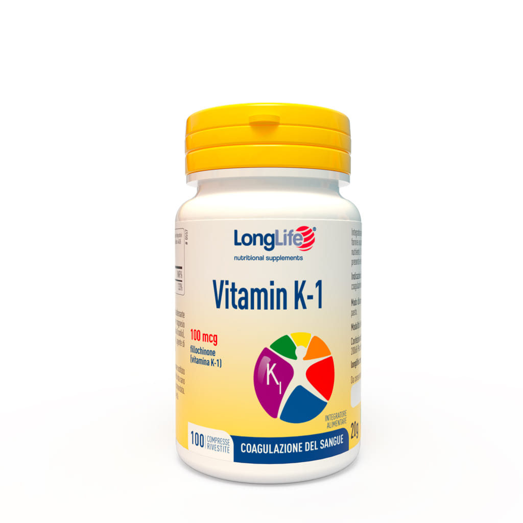 LONGLIFE VITAMIN K1 100MCG 100 COMPRESSE RIVESTITE