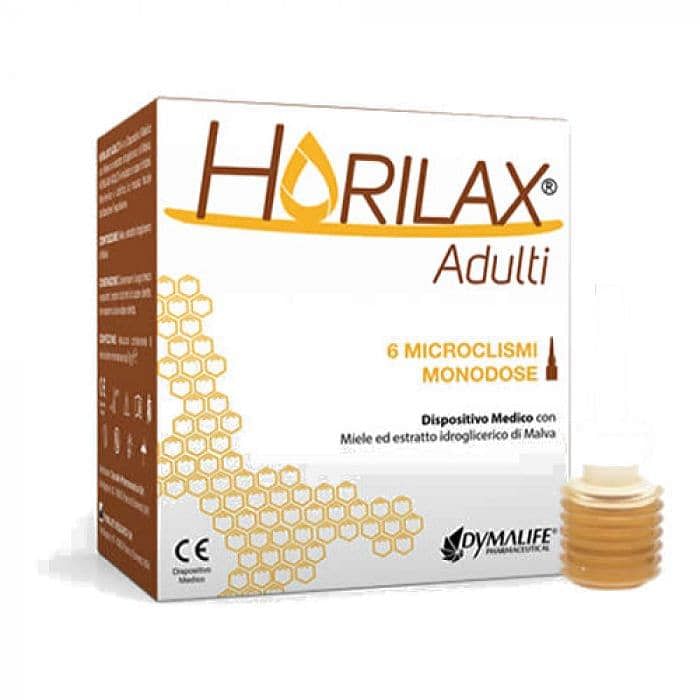 Horilax Adulti 6 Microclismi Monodose Da 6 G