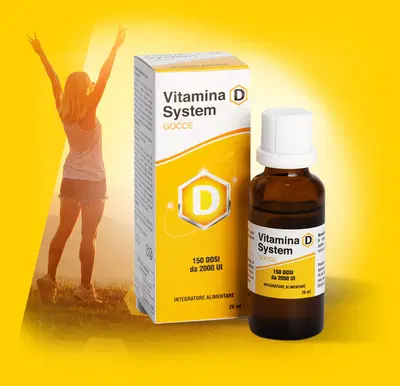 VITAMINA D SYSTEM GOCCE 150 DOSI DA 2000 UI 26 ML VITAMINA D SYSTEM GOCCE 150 DOSI DA 2000 UI 26 ML