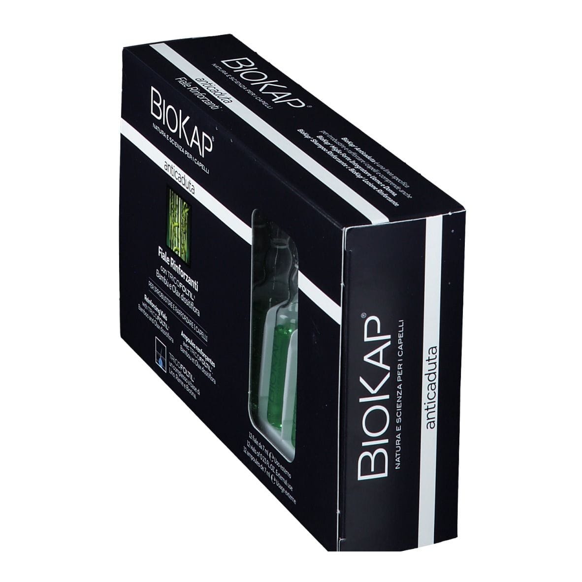 BIOKAP FIALE RINFORZANTI ANTICADUTA CON TRICOLTIL 12 PEZZI DA 7 ML NEW