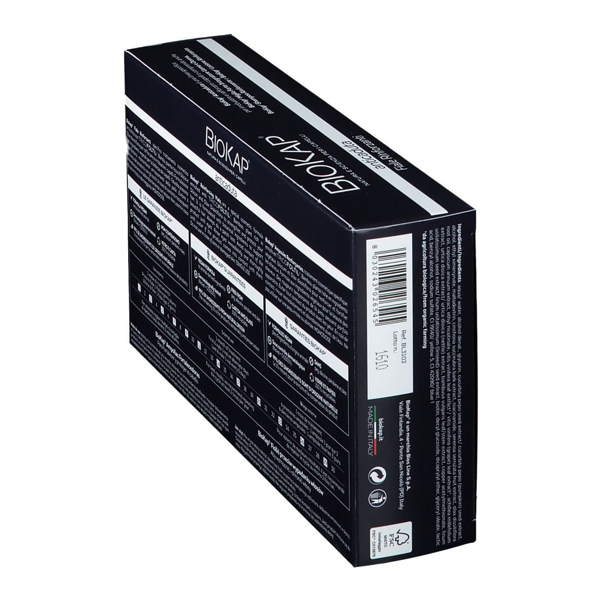 BIOKAP FIALE RINFORZANTI ANTICADUTA CON TRICOLTIL 12 PEZZI DA 7 ML NEW