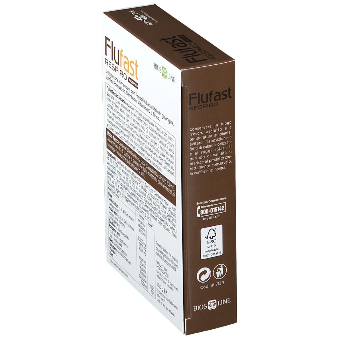 APIX PROPOLI FLUFAST RESPIRO BALSAMICO 9 BUSTE BIOSLINE