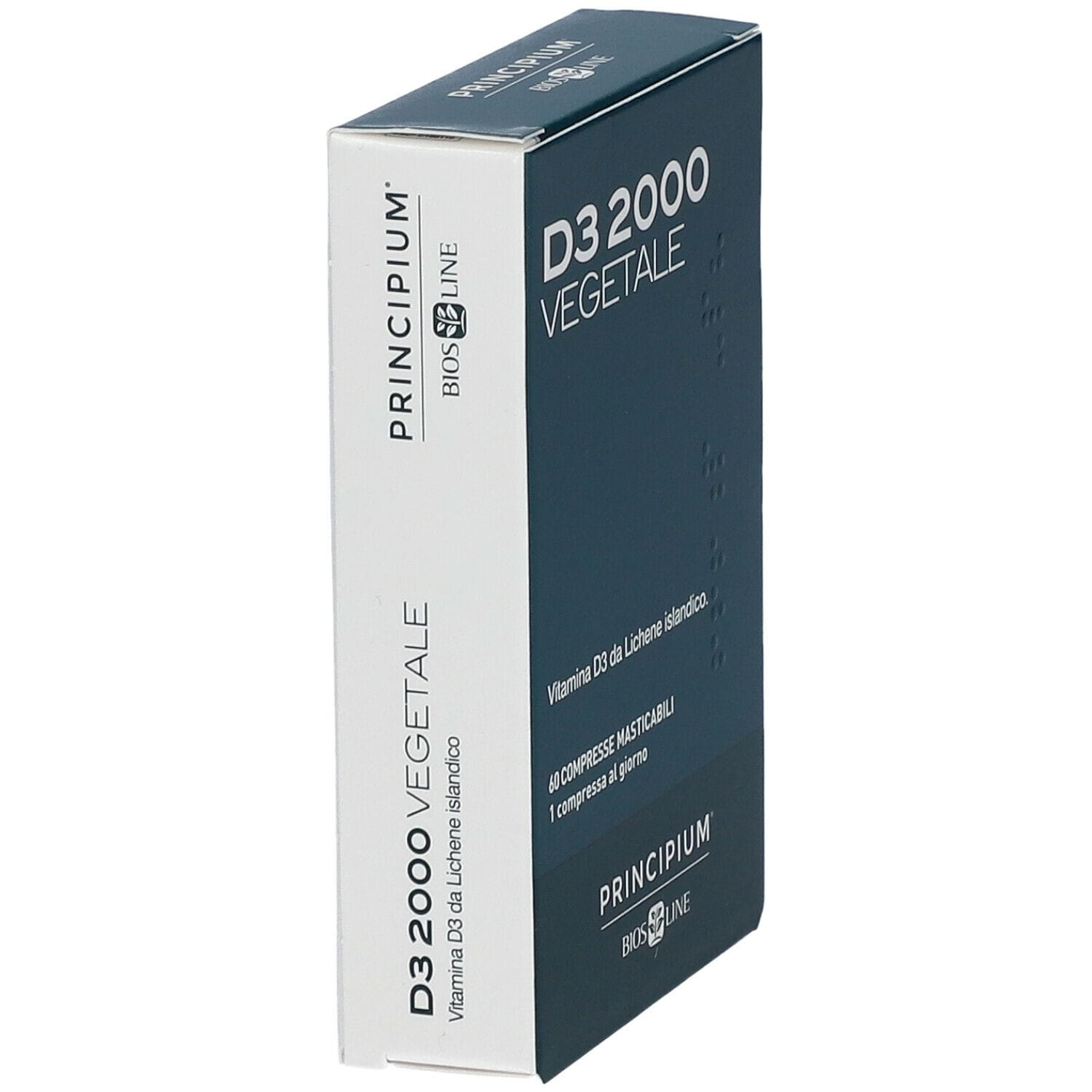 PRINCIPIUM D3 2000 MASTICABILE 60 COMPRESSE