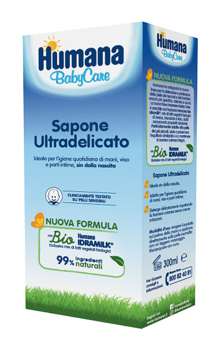 Humana Baby Care Sapone Liquido 300 Ml