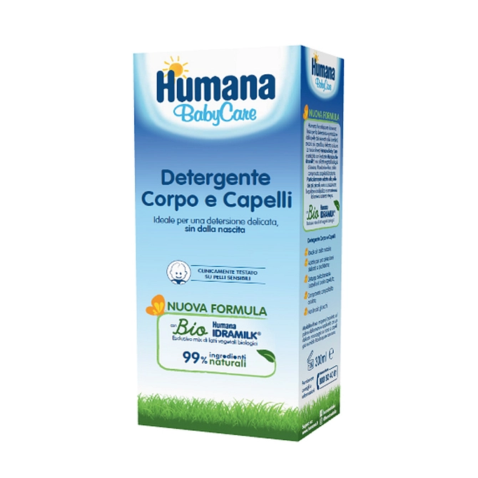 Humana Baby Care Detergente Corpo&Capelli 300 Ml