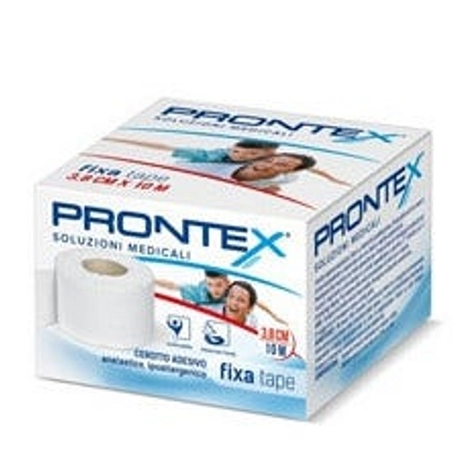 Benda In Cotone Prontex Fixa Tape M 10 X 3,8 Cm Bianco