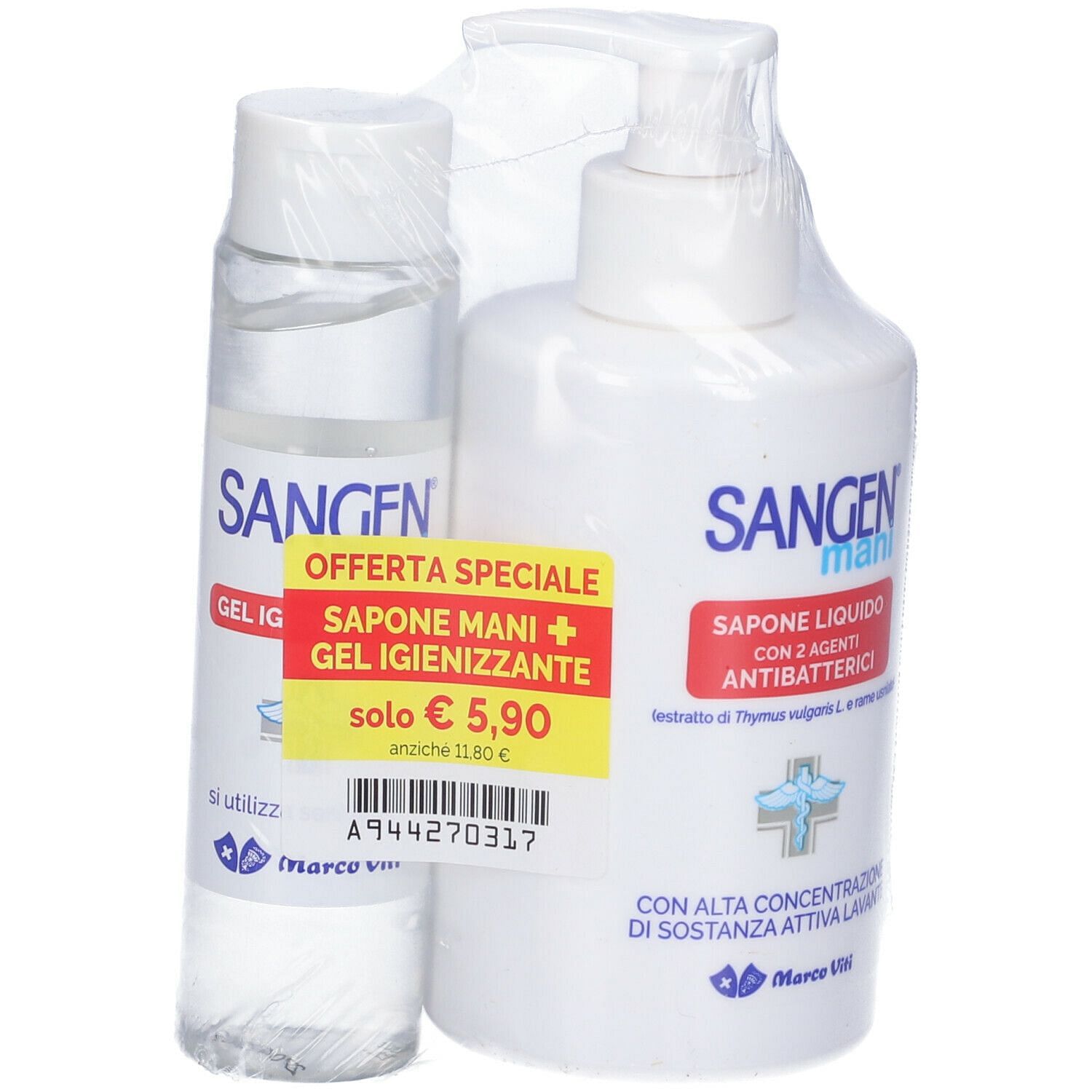 Sangen Sapone Liquido + Gel Igienizzante