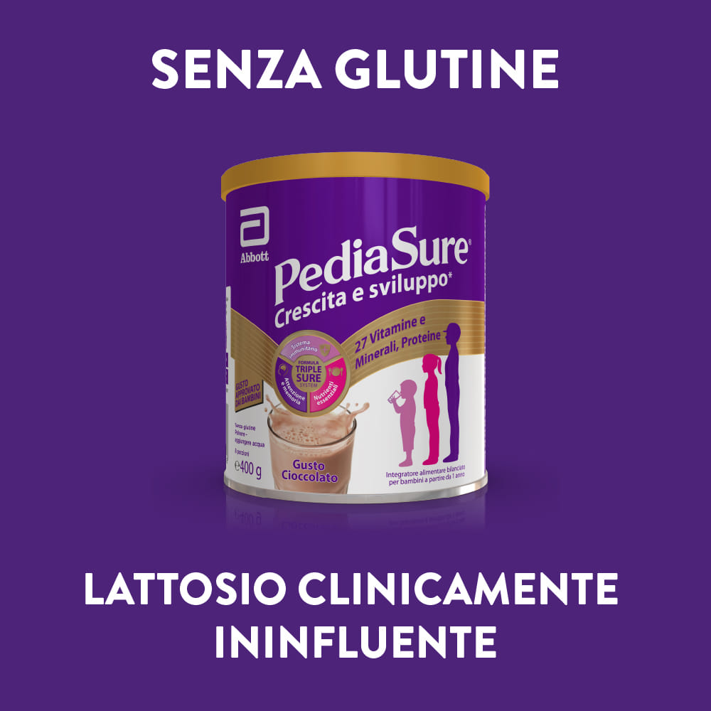 PEDIASURE-CRESCITA E SVILUPPO CIOCCOLATO 400 gr
