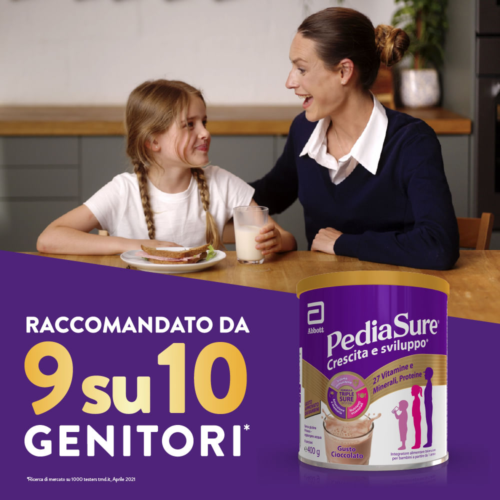 PEDIASURE CRESCITA&SVILUPPO CIOCCOLATO 400 G