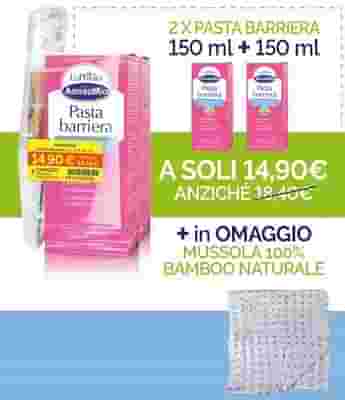 EUPHIDRA AMIDOMIO PASTA BARRIERA 2X150 ML + MUSSOLA GADGET