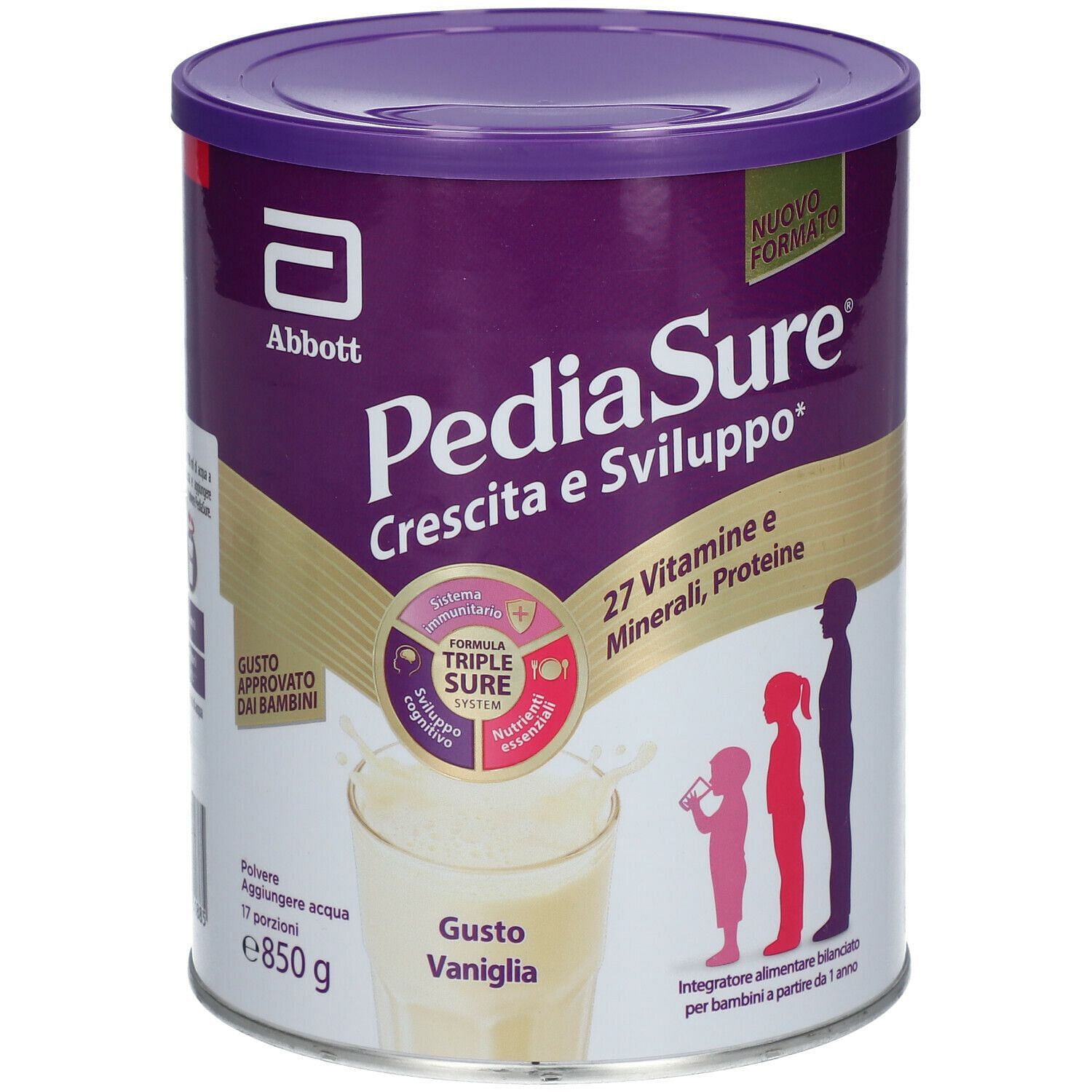 Pediasure Crescita&Sviluppo Vaniglia 850 G