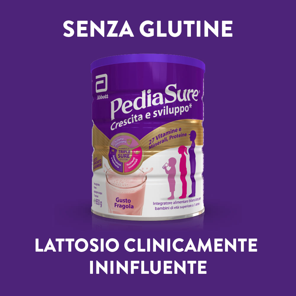 PEDIASURE-CRESCITA E SVILUPPO FRAGOLA  850 gr