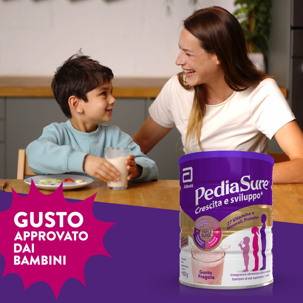 PEDIASURE-CRESCITA E SVILUPPO FRAGOLA  850 gr
